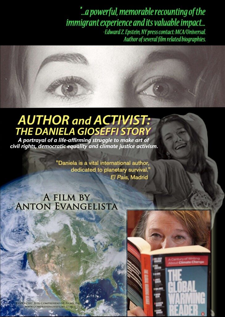 Author and Activist: The Daniela Gioseffi Story DVD cover